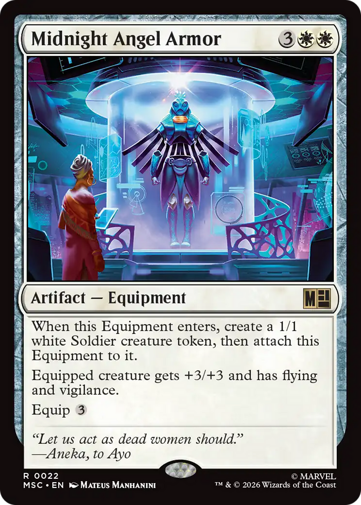Midnight Angel Armor - Magic: The Gathering - MoxLand