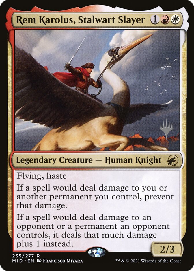 Rem Karolus, Matador Resoluto / Rem Karolus, Stalwart Slayer - Magic: The Gathering - MoxLand