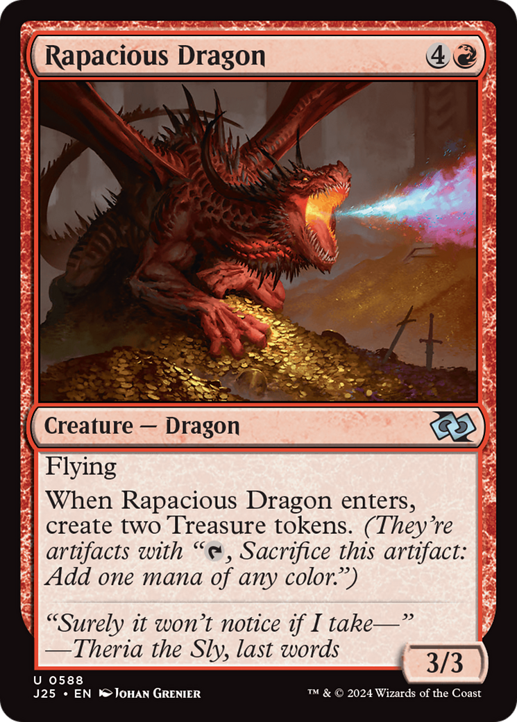 Dragão Edaz / Rapacious Dragon - Magic: The Gathering - MoxLand