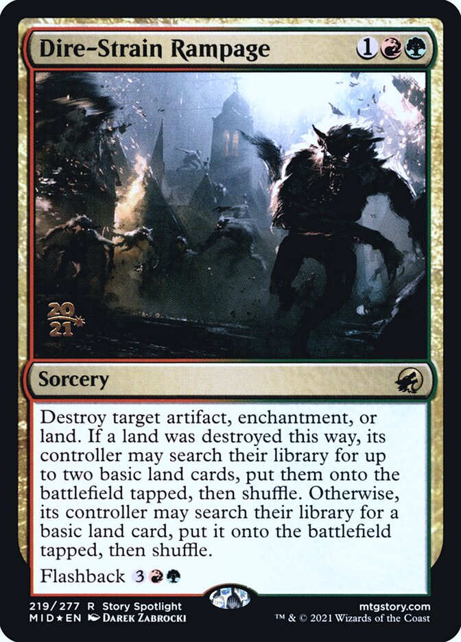 Fúria da Linhagem Macabra / Dire-Strain Rampage - Magic: The Gathering - MoxLand