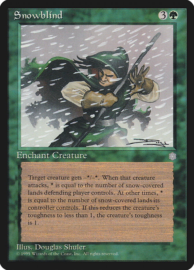 Cegueira da Neve / Snowblind - Magic: The Gathering - MoxLand