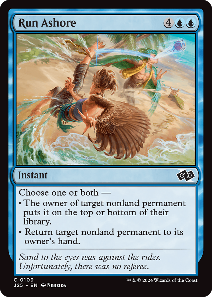 Encalhar na Praia / Run Ashore - Magic: The Gathering - MoxLand