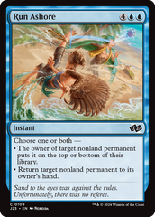 Encalhar na Praia / Run Ashore - Magic: The Gathering - MoxLand