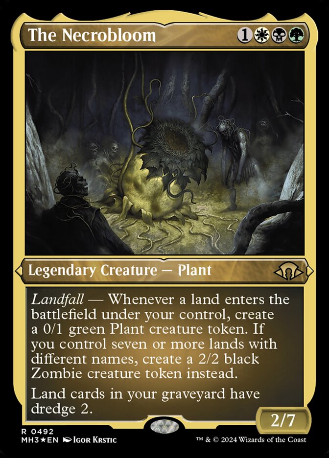 A Necroflor / The Necrobloom - Magic: The Gathering - MoxLand