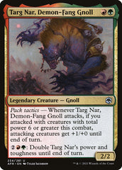 Targ Nar, Gnoll da Presa Demoníaca / Targ Nar, Demon-Fang Gnoll - Magic: The Gathering - MoxLand