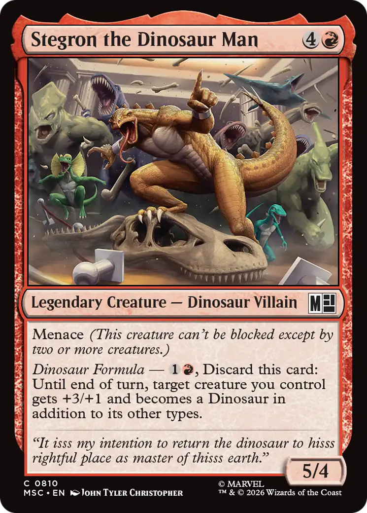 Stegron the Dinosaur Man - Magic: The Gathering - MoxLand