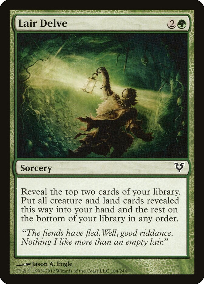 Perscrutação do Covil / Lair Delve - Magic: The Gathering - MoxLand