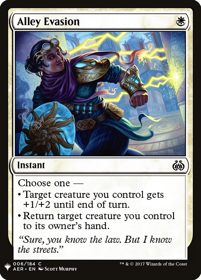 Evasão pelas Vielas / Alley Evasion - Magic: The Gathering - MoxLand
