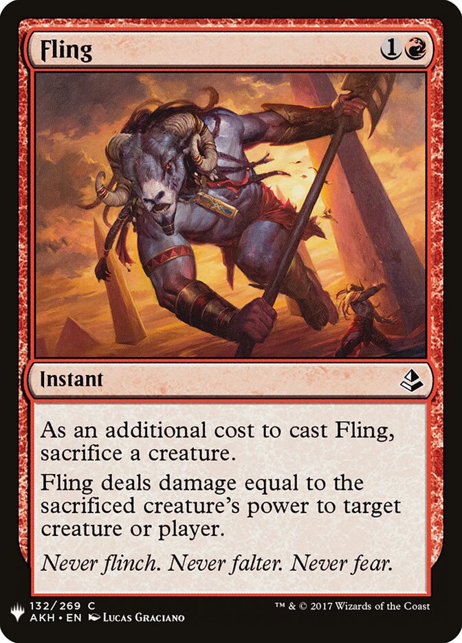 Arremessar / Fling - Magic: The Gathering - MoxLand