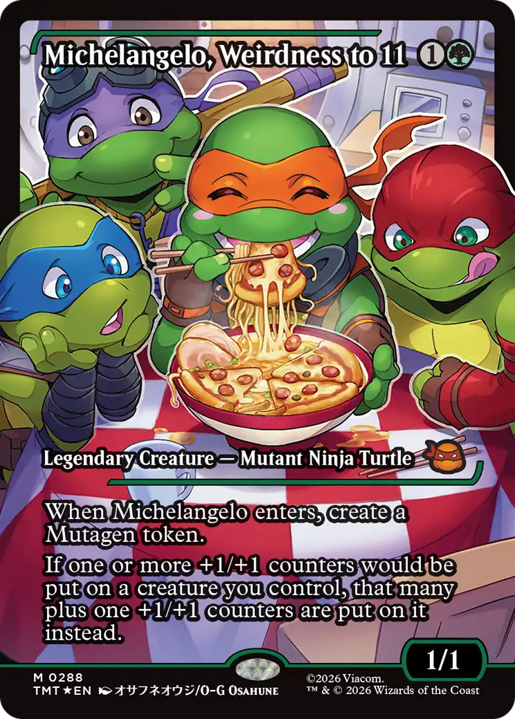 Michelangelo, Weirdness to 11 - Magic: The Gathering - MoxLand