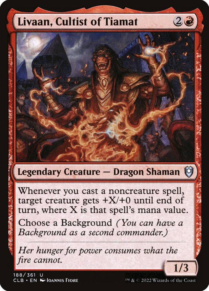 Livaan, Cultista de Tiamat / Livaan, Cultist of Tiamat - Magic: The Gathering - MoxLand