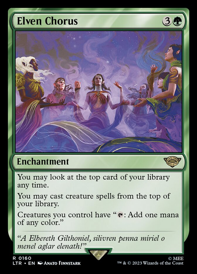 Coro Élfico / Elven Chorus - Magic: The Gathering - MoxLand