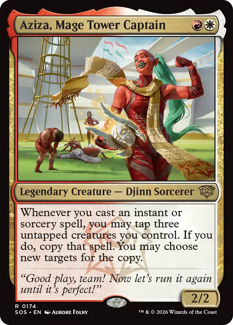 Aziza, Mage Tower Captain - Magic: The Gathering - MoxLand