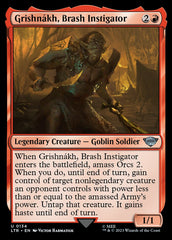 Grishnákh, Instigador Ousado / Grishnákh, Brash Instigator - Magic: The Gathering - MoxLand