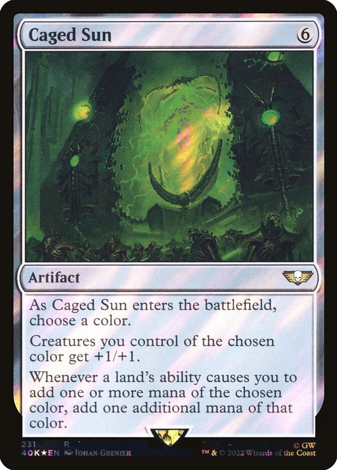 Sol Engaiolado / Caged Sun - Magic: The Gathering - MoxLand