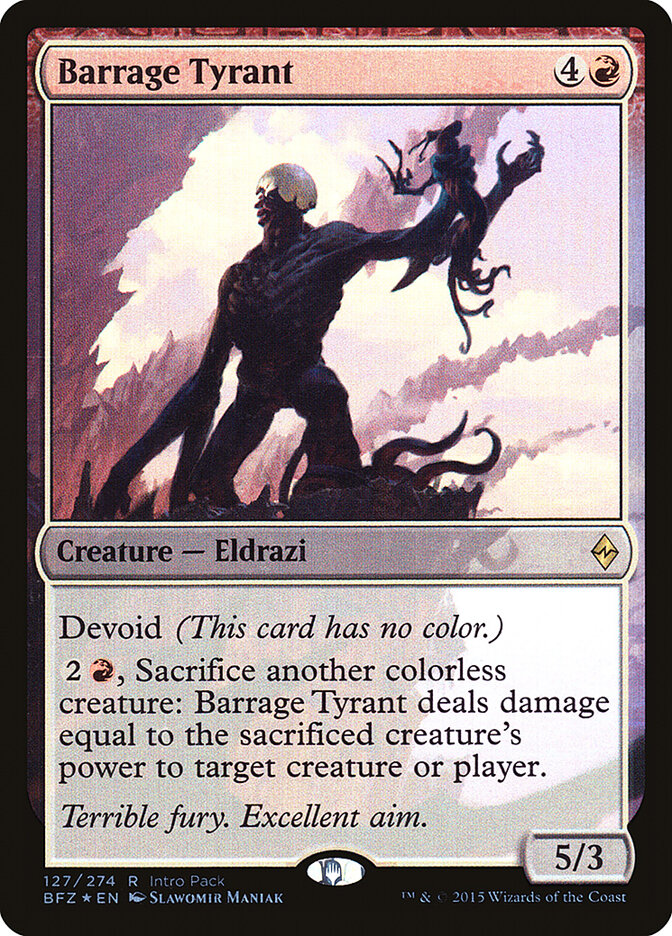 Tirano da Barragem / Barrage Tyrant - Magic: The Gathering - MoxLand