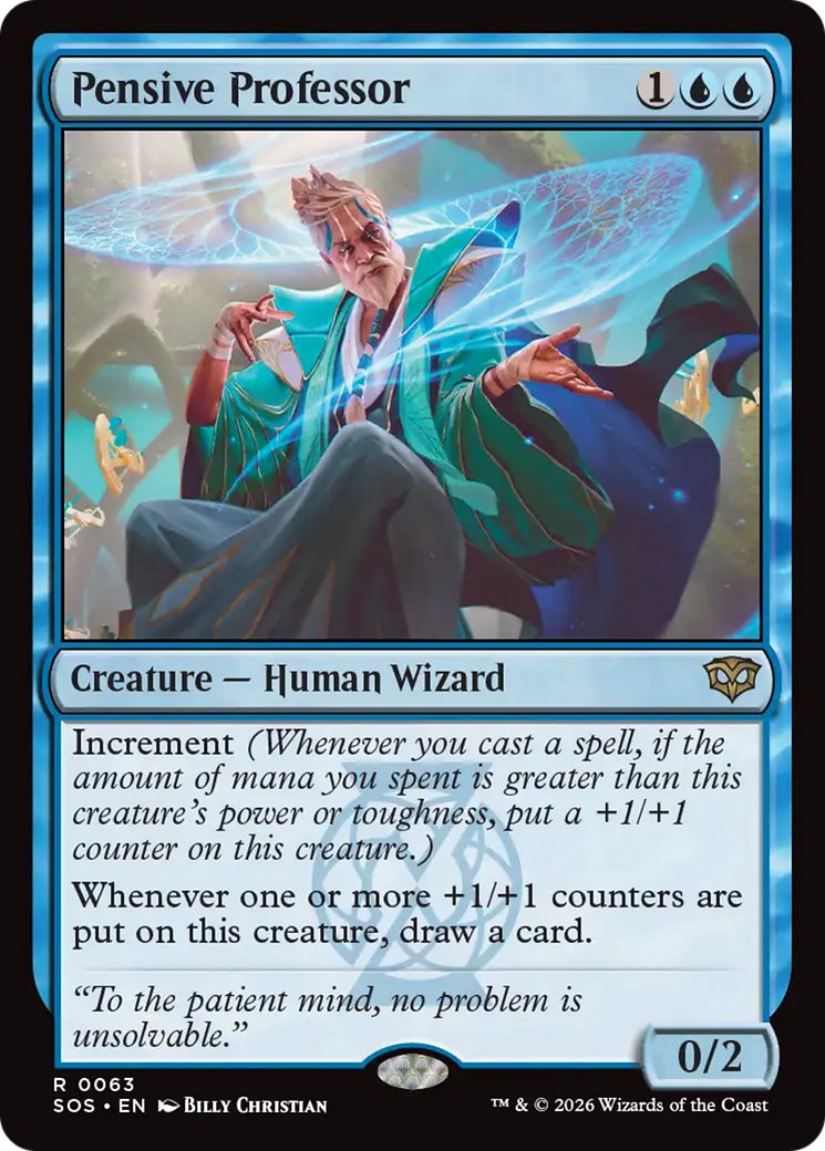 Pensive Professor - Magic: The Gathering - MoxLand