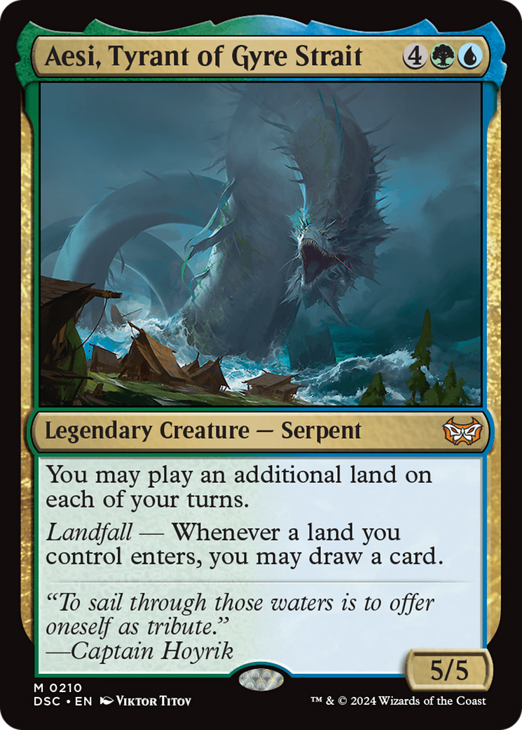 Aesi, Tirano do Estreito do Remoinho / Aesi, Tyrant of Gyre Strait - Magic: The Gathering - MoxLand