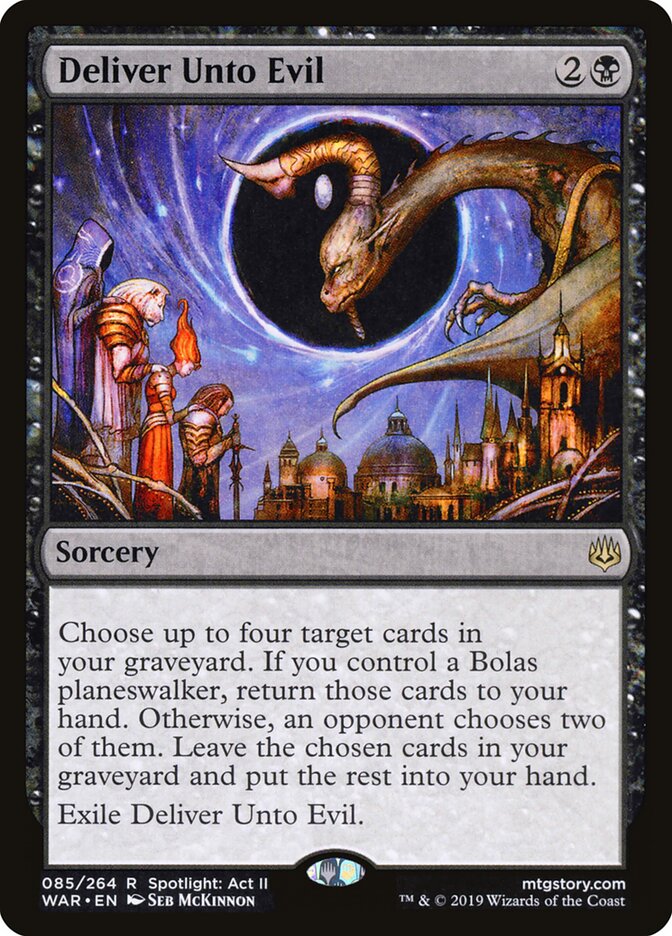 Entregar ao Mal / Deliver Unto Evil - Magic: The Gathering - MoxLand