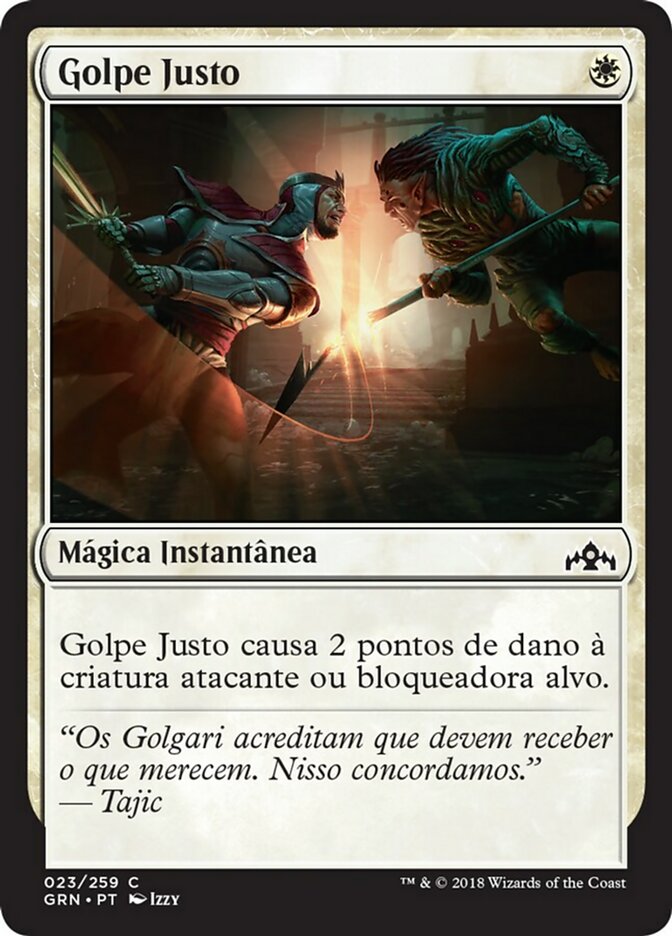 Golpe Justo / Righteous Blow - Magic: The Gathering - MoxLand