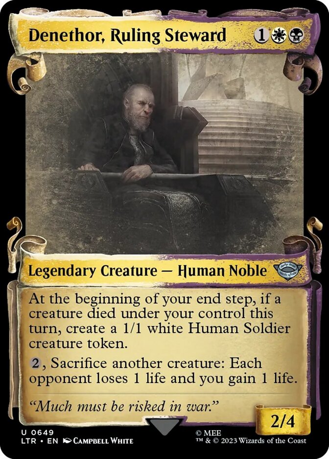 Denethor, Regente Governante / Denethor, Ruling Steward - Magic: The Gathering - MoxLand