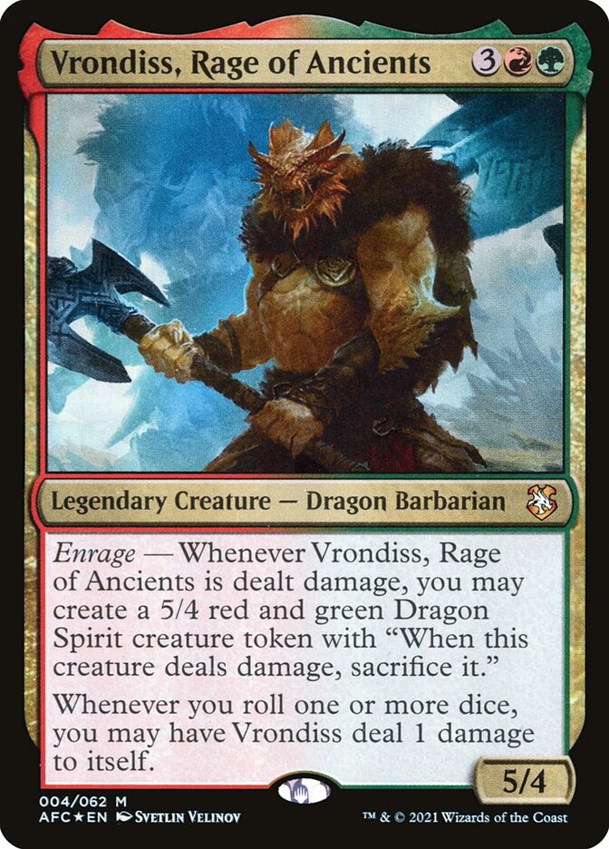 Vrondiss, Fúria dos Antigos / Vrondiss, Rage of Ancients - Magic: The Gathering - MoxLand