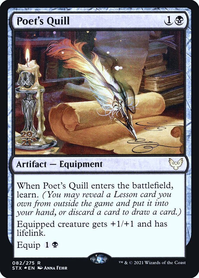 Pena do Poeta / Poet's Quill - Magic: The Gathering - MoxLand