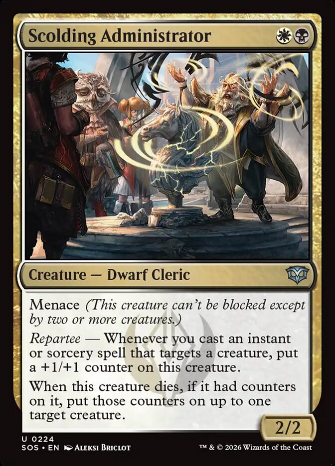 Scolding Administrator - Magic: The Gathering - MoxLand
