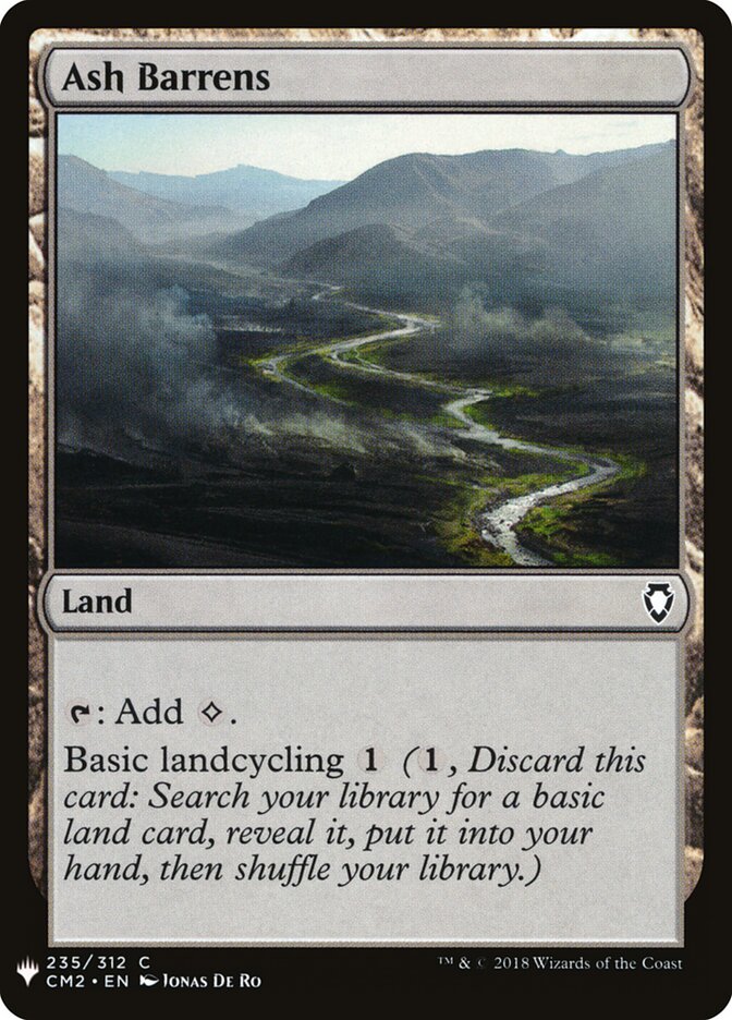 Desolação Fumegante / Ash Barrens - Magic: The Gathering - MoxLand
