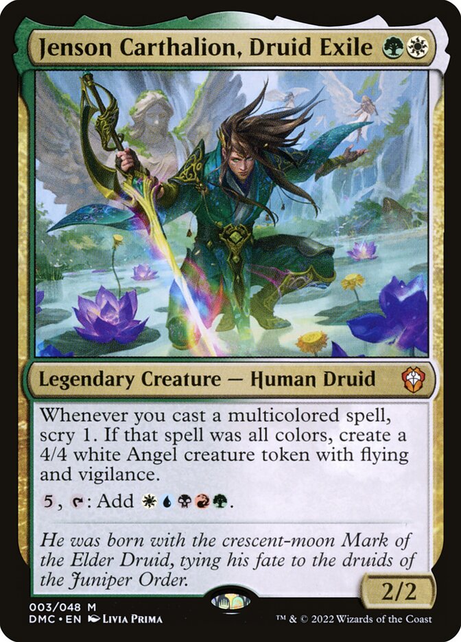 Jenson Carthalion, Druida Exilado / Jenson Carthalion, Druid Exile - Magic: The Gathering - MoxLand