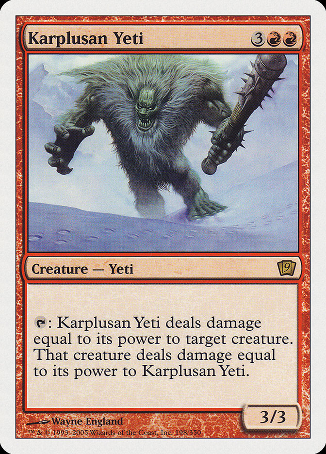 Yeti Karplusano / Karplusan Yeti - Magic: The Gathering - MoxLand