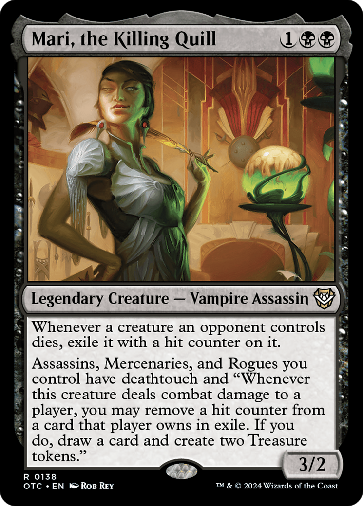 Mari, a Pena Mortal / Mari, the Killing Quill - Magic: The Gathering - MoxLand
