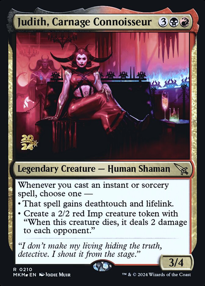 Judith, Especialista em Carnificina / Judith, Carnage Connoisseur - Magic: The Gathering - MoxLand