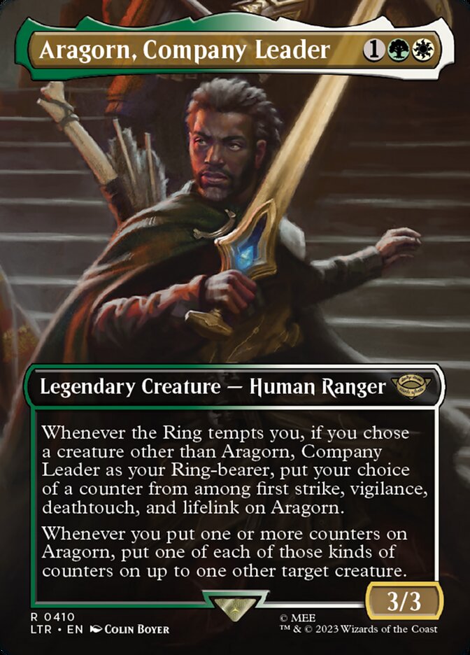 Aragorn, Líder da Sociedade / Aragorn, Company Leader - Magic: The Gathering - MoxLand