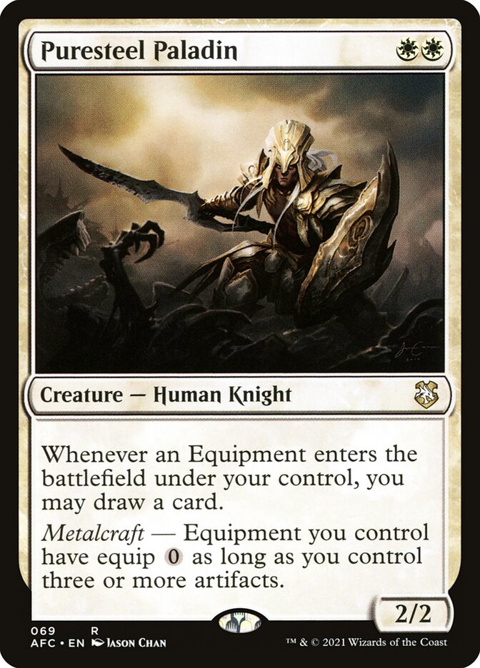 Paladino de Aço Puro / Puresteel Paladin - Magic: The Gathering - MoxLand