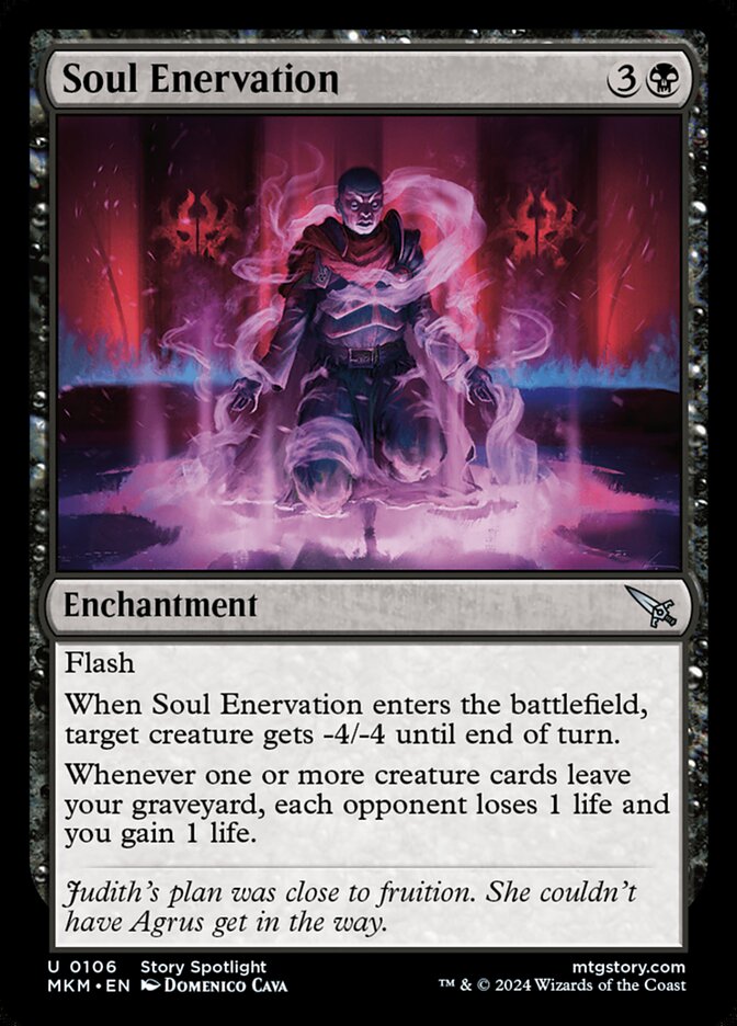 Enervação da Alma / Soul Enervation - Magic: The Gathering - MoxLand