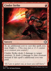 Ataque Cinerário / Cinder Strike - Magic: The Gathering - MoxLand