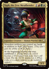 Toph, a Primeira Dobradora de Metal / Toph, the First Metalbender - Magic: The Gathering - MoxLand