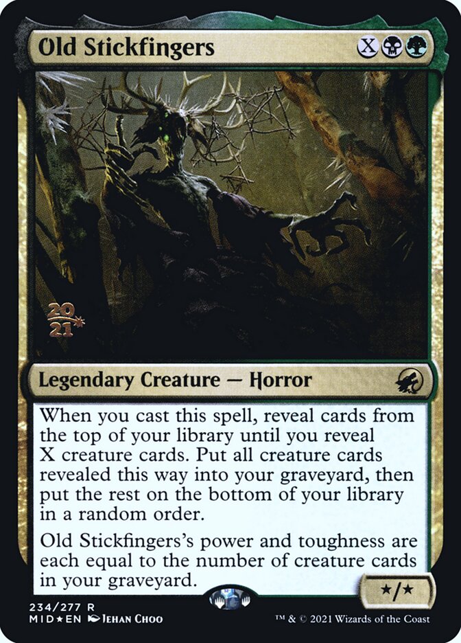 Velho Dedos-de-palito / Old Stickfingers - Magic: The Gathering - MoxLand