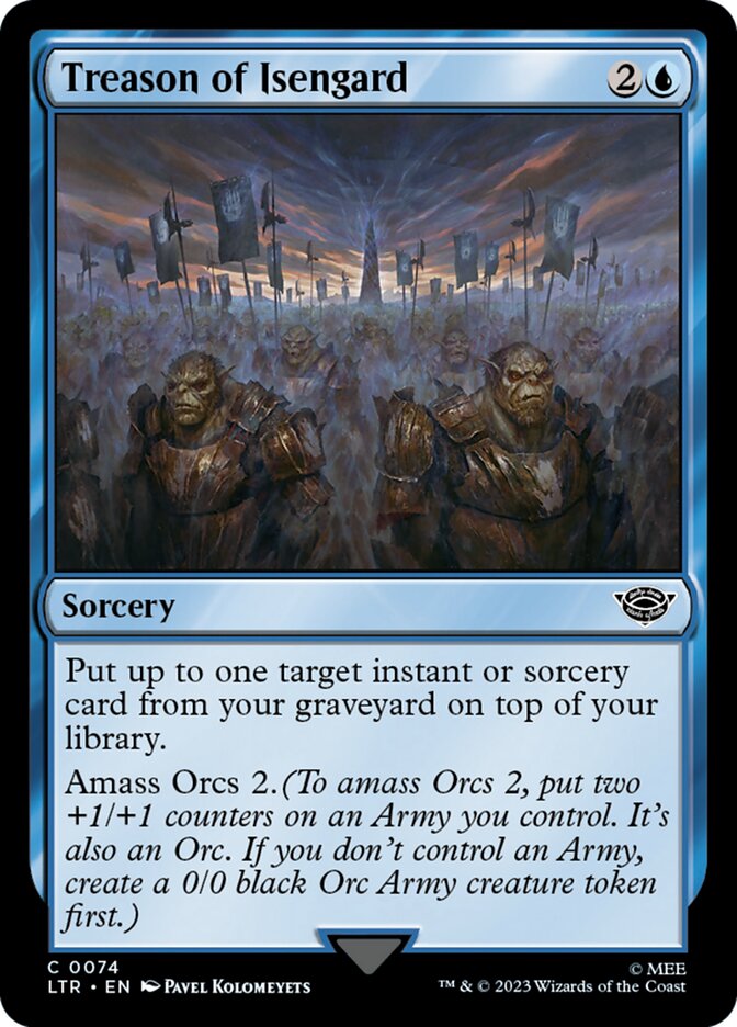 Traição de Isengard / Treason of Isengard - Magic: The Gathering - MoxLand