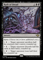 Ímpeto de Pavor / Rush of Dread - Magic: The Gathering - MoxLand