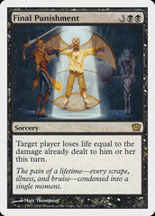 Punição Final / Final Punishment - Magic: The Gathering - MoxLand