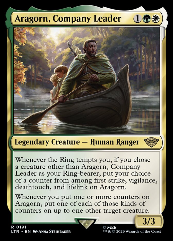 Aragorn, Líder da Sociedade / Aragorn, Company Leader - Magic: The Gathering - MoxLand