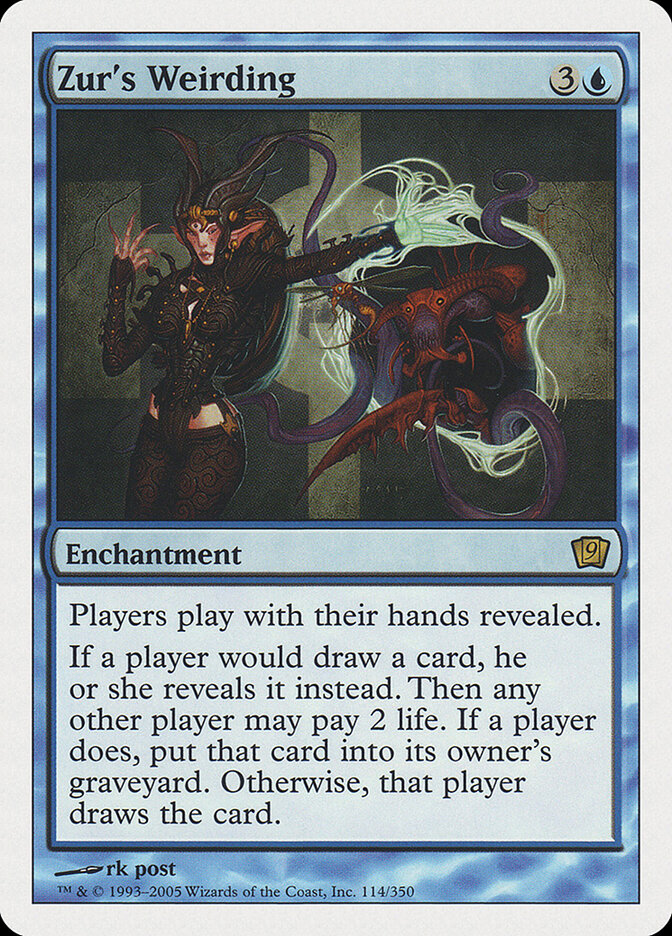 Fatalidade de Zur / Zur's Weirding - Magic: The Gathering - MoxLand