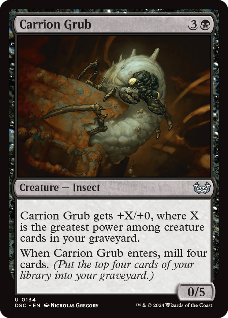 Larva Necrófaga / Carrion Grub - Magic: The Gathering - MoxLand