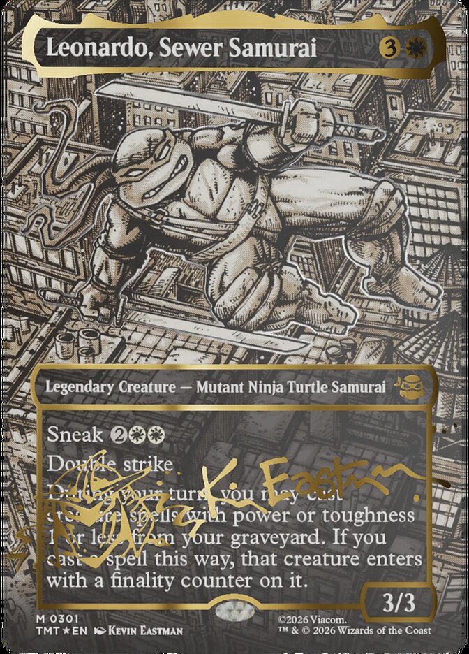 Leonardo, Sewer Samurai - Magic: The Gathering - MoxLand