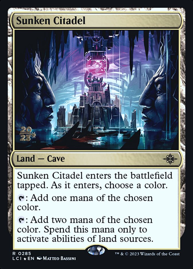 Cidadela Submersa / Sunken Citadel - Magic: The Gathering - MoxLand