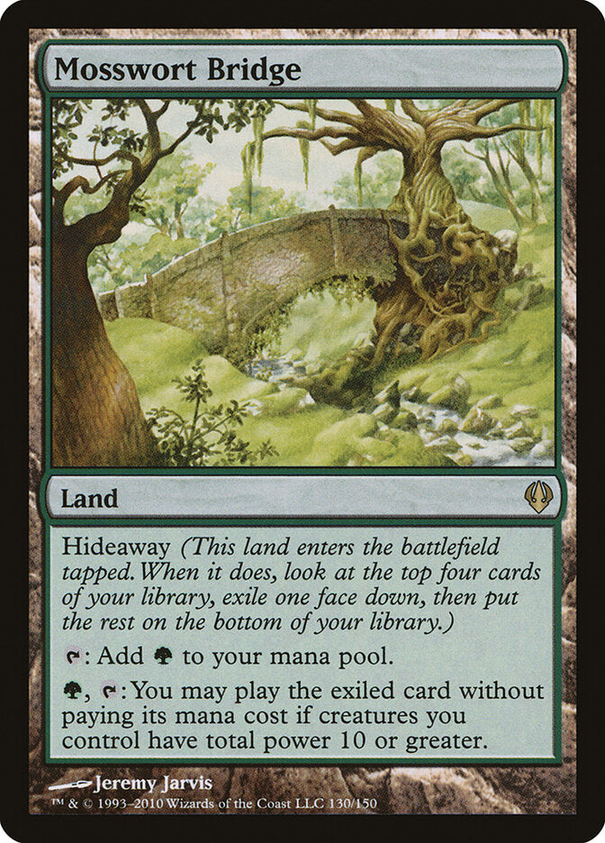 Ponte Musgomosto / Mosswort Bridge - Magic: The Gathering - MoxLand