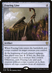 Corda Puída / Fraying Line - Magic: The Gathering - MoxLand