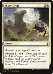 Queda Vertiginosa / Sheer Drop - Magic: The Gathering - MoxLand